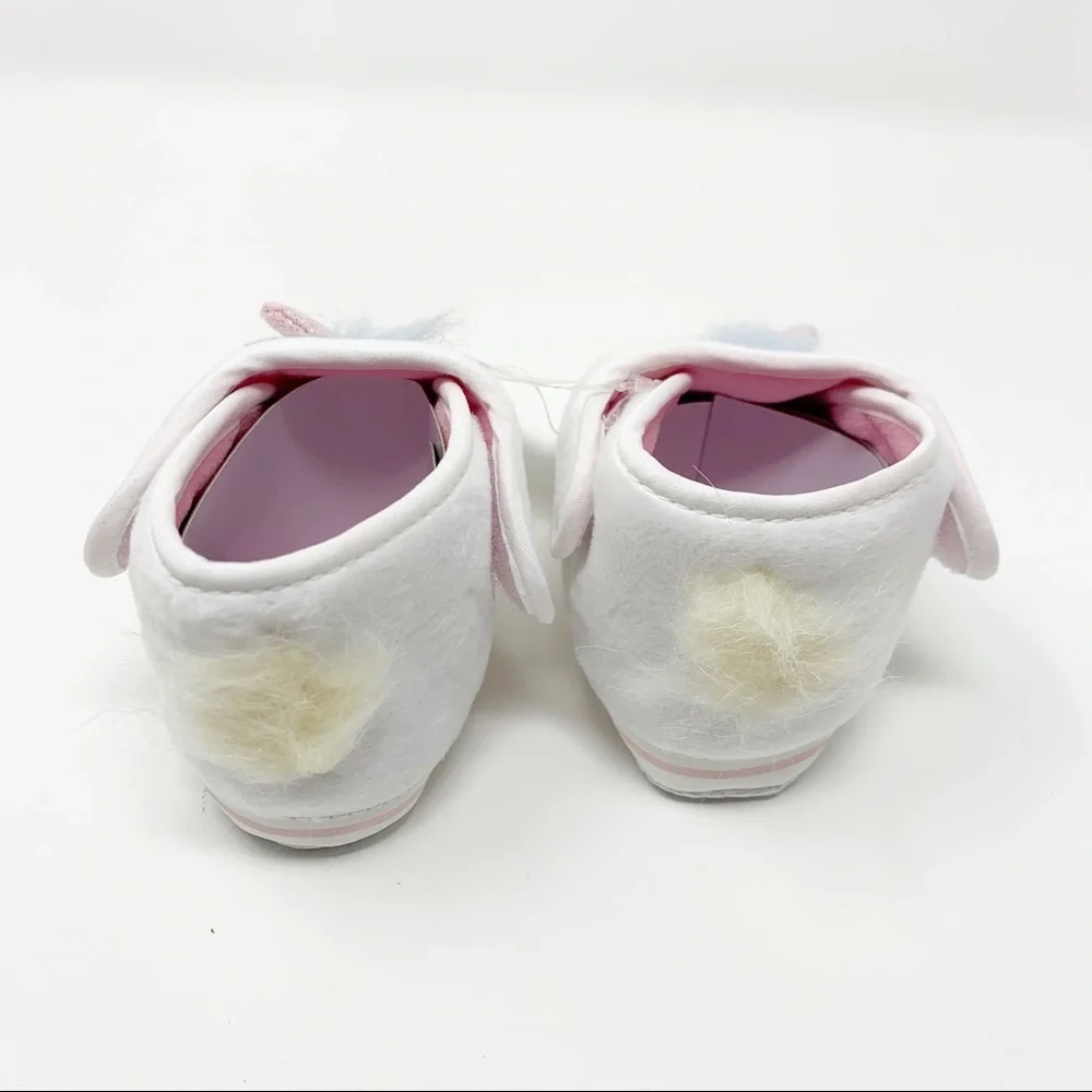 Unicorn Toddler Shoes Pink Glitter Embroidered